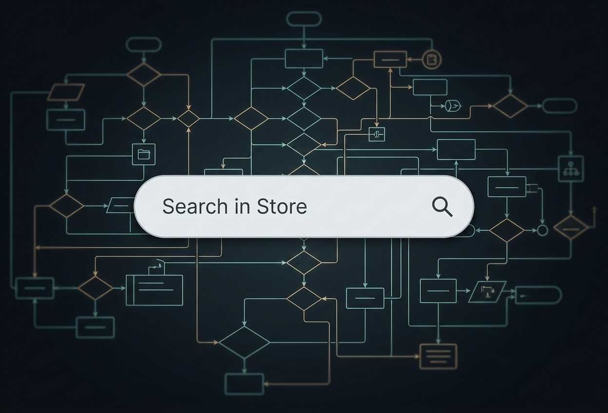 Searchbar on Flowchart